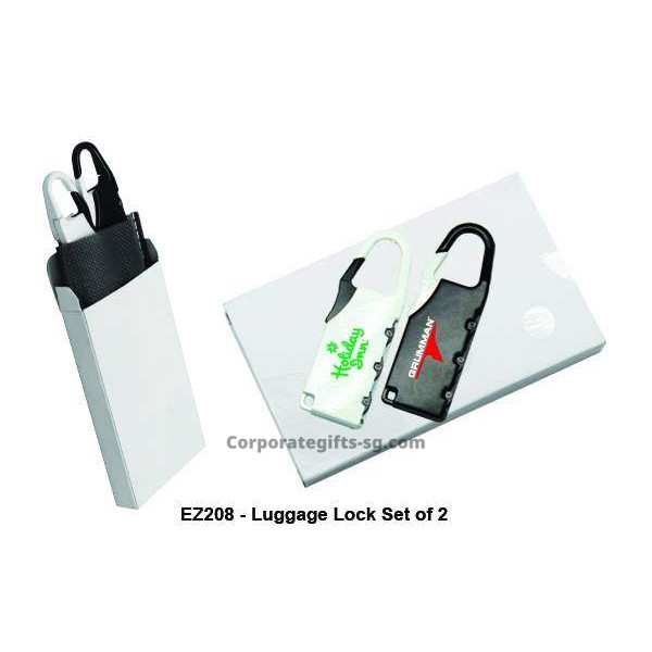 EZ208  Luggage Lock Set of 2, Promotional Gifts, Promotional Gift, Singapore