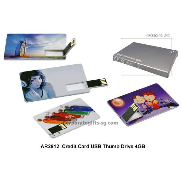 AR2912 Credit Card USB Thumb Drive 4GB, Promotional Gifts, Promotional Gift, Singapore