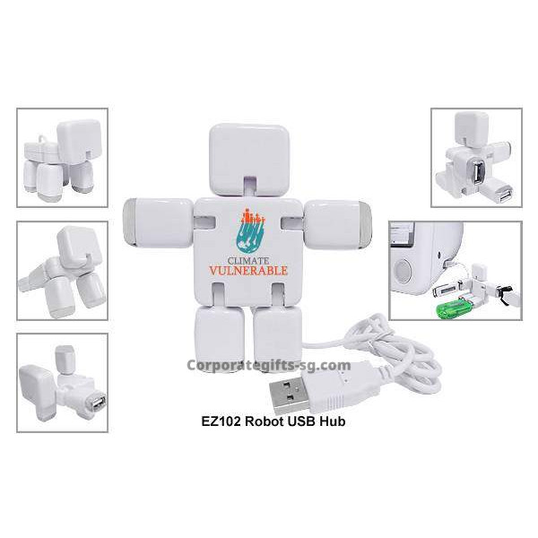 EZ102 Robot USB Hub - 4 Port, Promotional Gifts, Promotional Gift, Singapore