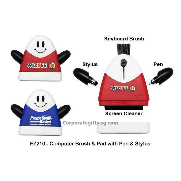 EZ210 Computer Brush & Pad with Pen & Stylus, Promotional Gifts, Promotional Gift, Singapore