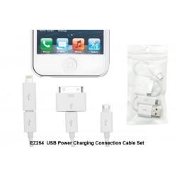 EZ254 USB Power Charger Connectors Cable Set, Promotional Gifts, Promotional Gift, Singapore