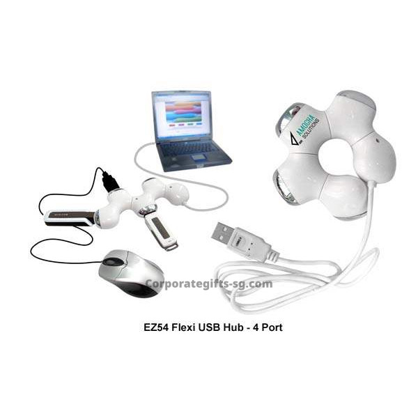 EZ54 Flexi USB Hub - 4 Port, Promotional Gifts, Promotional Gift, Singapore