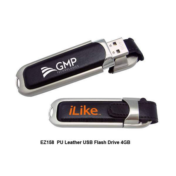 EZ158 PU Leather USB Flash Drive 4GB, Promotional Gifts, Promotional Gift, Singapore