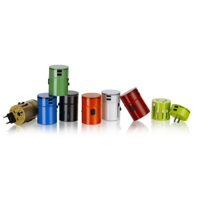 3A Dual USB luminous Adaptor, Adapter, singapore corporate gifts