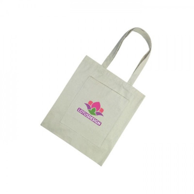 Cotton Tote Bag With Zippered Pouch, Non-woven Bag, singapore corporate gifts
