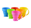 180ML Eco-friendly Folding Silicone Cup With Handle, Advertising Bottle | Cup, singapore corporate gifts
