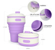 350ML Silicone Collapsible Coffee Cup, Advertising Bottle | Cup, singapore corporate gifts