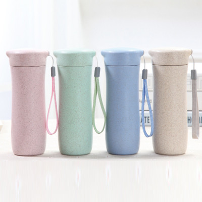 400ML Wheat Straw Hand Cup, Green Gifts, singapore corporate gifts