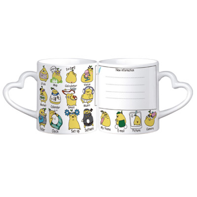 Memo Mug, Ceramic Mug, singapore corporate gifts
