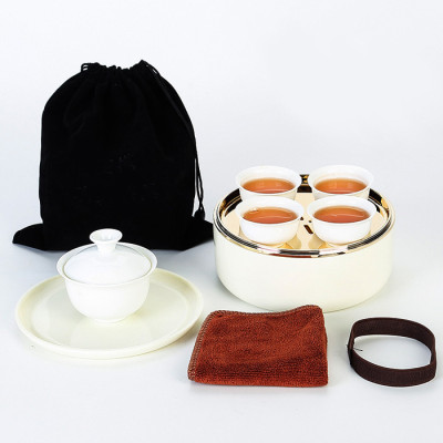 Portable Travel Tea Set, Ceramic Mug, singapore corporate gifts
