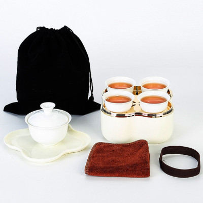 Portable Travel Tea Set, Ceramic Mug, singapore corporate gifts
