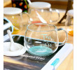 Glass Cup with Spoon and Lid, Promotional Glass, singapore corporate gifts