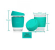 Glass Coffee Cup, Promotional Glass, singapore corporate gifts