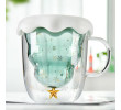 250ML Christmas-Tree Glass Mug, Promotional Glass, singapore corporate gifts