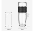 500ML Portable Glass Bottle with Infuser, Promotional Glass, singapore corporate gifts