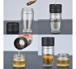 500ML Portable Glass Bottle with Infuser, Promotional Glass, singapore corporate gifts