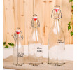 Clear Glass Bottle With Stopper, Promotional Glass, singapore corporate gifts