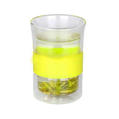 Silicone Double Wall Glass 260ML, Promotional Glass, singapore corporate gifts