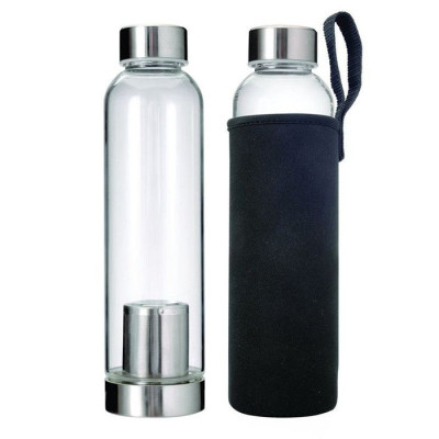 Transparent Tea Bottle, Promotional Glass, singapore corporate gifts