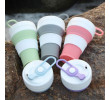 450ML Silicone Collapsible Coffee Cup, Advertising Bottle | Cup, singapore corporate gifts