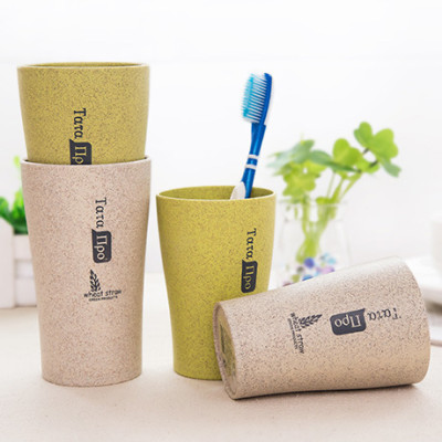 280ML Wheat Straw Mouthwash Cup, Advertising Bottle | Cup, singapore corporate gifts