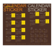 Calendar Stickers, Sticky Notes, singapore corporate gifts