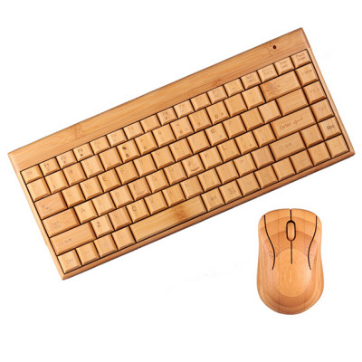Mini Bamboo Keyboard Set, Keyboard | Mouse | Pad, singapore corporate gifts