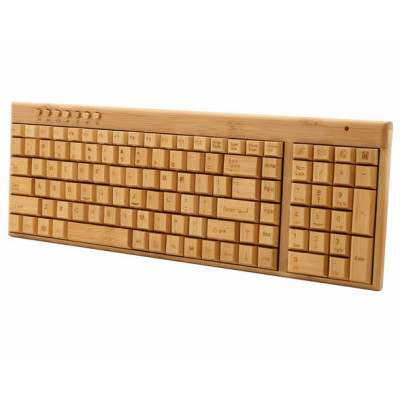 Wireless Bamboo Keyboard, Keyboard | Mouse | Pad, singapore corporate gifts