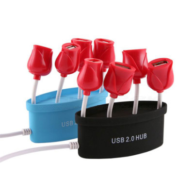 Rose USB Hub, USB Hub, singapore corporate gifts