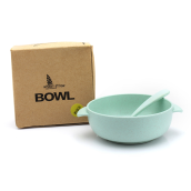 Straw Bowl with Spoon Straw Bowl with Spoon