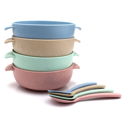 Straw Bowl with Spoon, Gifts Set, singapore corporate gifts