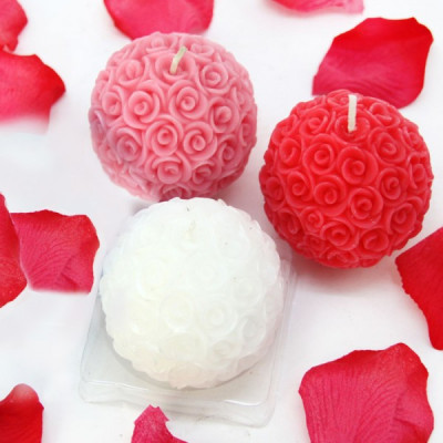 Rose Ball Candle, Other Household Premiums, singapore corporate gifts