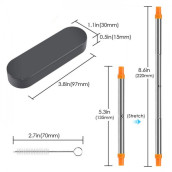 Collapsible Stainless Steel Straw Collapsible Stainless Steel Straw