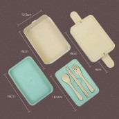 300ML Wheat Straw Lunchbox 300ML Wheat Straw Lunchbox