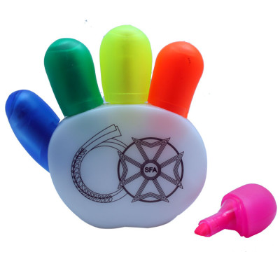 Colored Finger Highlighter, Highlighter And Markers, singapore corporate gifts