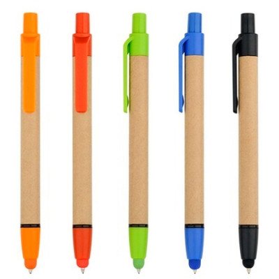 Recycled Paper Stylus with Ballpoint Pen, Stylus Pen, singapore corporate gifts