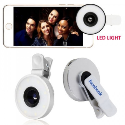 Selfie Light with Fish Eye Lens, Others Phone Accessories, singapore corporate gifts