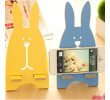 Wooden Rabbit Mobile Phone Holder, Phone Stand, singapore corporate gifts