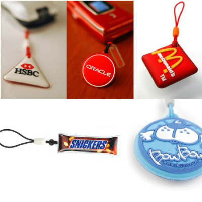 3D Mobile Phone Screen Cleaning, Screen Cleaner Phone Rope, singapore corporate gifts