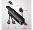 Multipurpose Charging Cable with Phone Holder (with Type-C), Data Lines, singapore corporate gifts