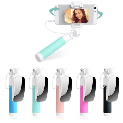 Mini Selfie Stick With Mirro, Selfie Stick, singapore corporate gifts