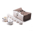 Portable Travel Tea Set Pouch, Ceramic Mug, singapore corporate gifts