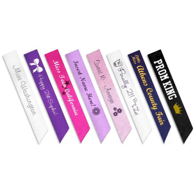 Pageant Sash Banner, Outdoor Event Gifts, singapore corporate gifts