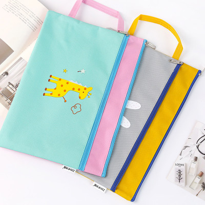 Portable Two-zipper File Bag, Folder And File, singapore corporate gifts