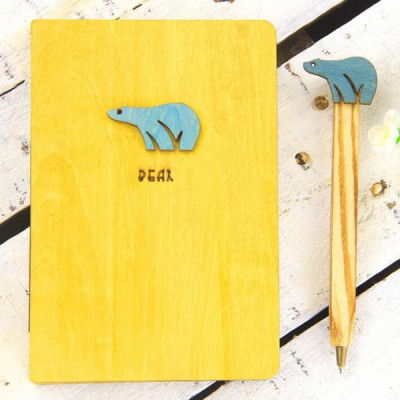 Wooden Notebook, Notebooks, singapore corporate gifts