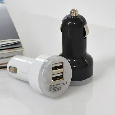 Double-port Car Charger, Adapter, singapore corporate gifts