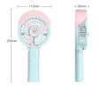 Foldable Handheld USB Humidifier Fan, Electronic Fan, singapore corporate gifts