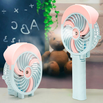 Foldable Handheld USB Humidifier Fan, Electronic Fan, singapore corporate gifts