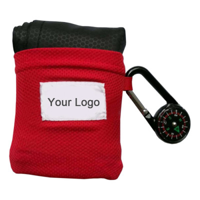 Pocket Outdoor Blanket with Compass, Outdoor Event Gifts, singapore corporate gifts