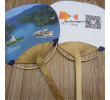 Bamboo Circular Fan, Hand Fan, singapore corporate gifts
